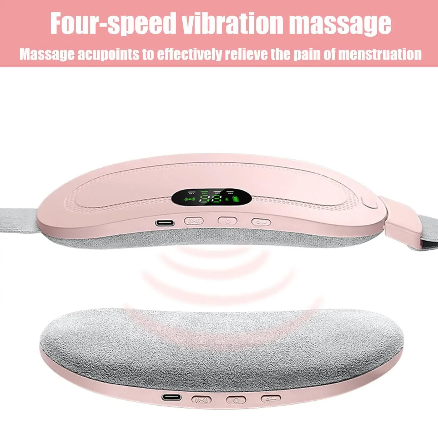 Portable Heated Menstrual Pain Relief Belt