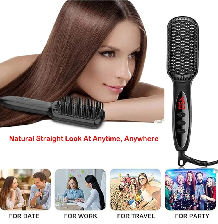 Extremely smooth anti-hair loss hairbrush